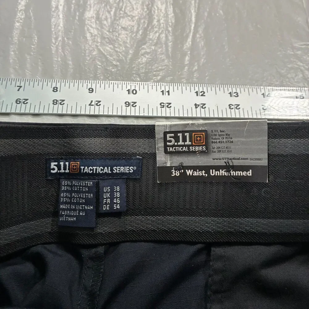 5.11 Tactical B-Class PDU Taclite Ripstop Pant Midnight Navy Size 38 UNHEMMED